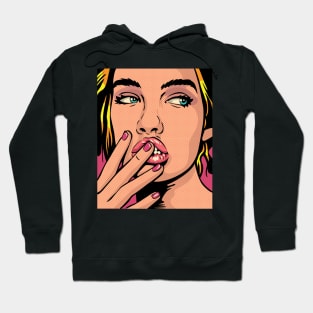 pop art girl Hoodie